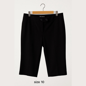 Willi Smith Black size 10 dress capri pants.